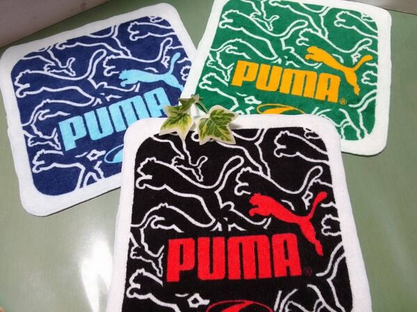 ■3枚セット■新品未使用■PUMA■プーマ タオルハンカチ■プチタオル ミニタオル 子供ハンカチ 男女兼用 送料無料匿名配送