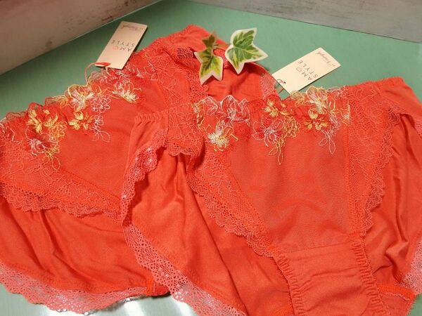 値下げ ◆2枚セット◆新品タグ付◆トリンプ◆AMOSTYLE アモスタイル ショーツL