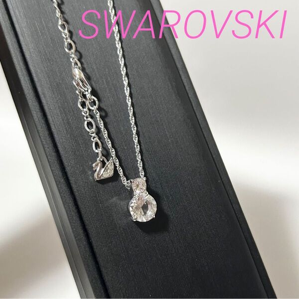 極美品 SWAROVSKI スワロフスキー ビジュー ラインストーン ネックレス