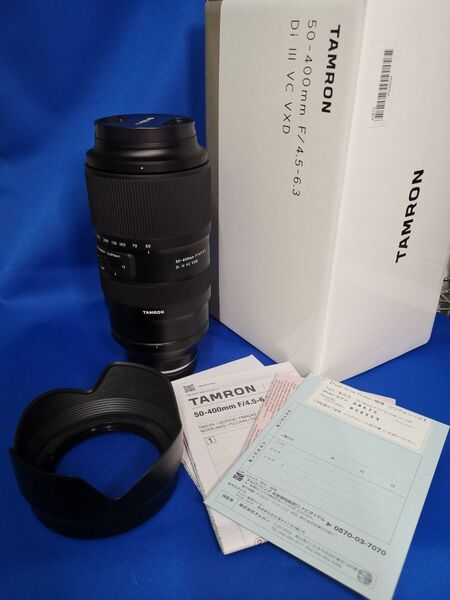 タムロン 50-400mm F/4.5-6.3 Di III VC VXD (Model A067) ソニー E