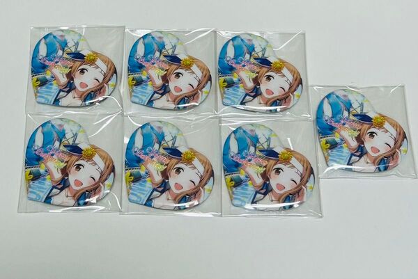 アイドルマスター シャイニーカラーズ ハート缶バッジ セット 櫻木真乃 中国缶 シャニマス 未使用 イルミネーションスターズ