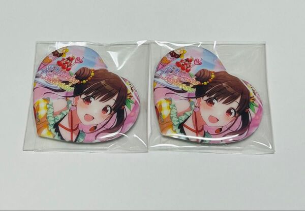 アイドルマスター シャイニーカラーズ ハート缶バッジ セット 園田智代子 中国 シャニマス 未使用 放課後クライマックスガールズ