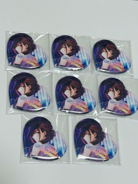 アイドルマスター シャイニーカラーズ ハート缶バッジ セット 桑山千雪 中国缶 シャニマス 未使用 アルストロメリア