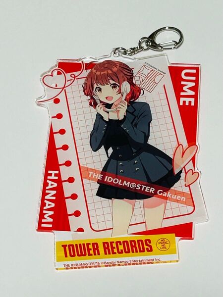 学園アイドルマスター タワーレコード 花海佑芽 アクリルキーホルダー 学マス タワレコ アクキー