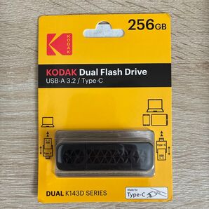 KODAK デュアルUSBメモリ K143D 256GB