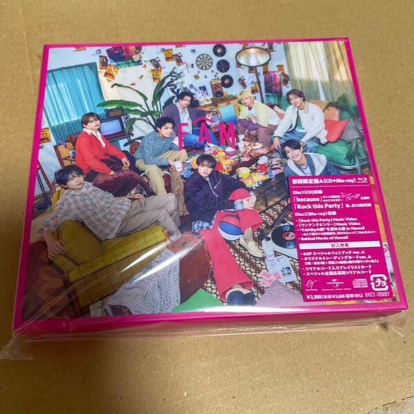初回限定盤A 60Pフォトブックver.A timelesz CD+Blu-ray/FAM 25/6/11発売