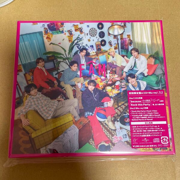 初回限定盤A 60Pフォトブックver.A timelesz CD+Blu-ray/FAM 25/6/11発売
