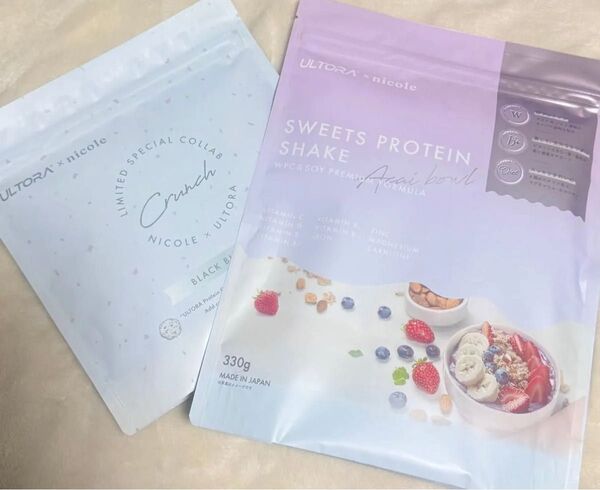 ULTORA ウルトラ 藤田ニコル監修 スイーツプロテインシェイク 新品未開封 アサイーボウル風味