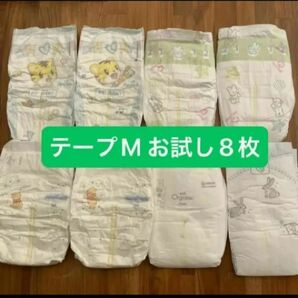 紙おむつ テープM お試し8枚
