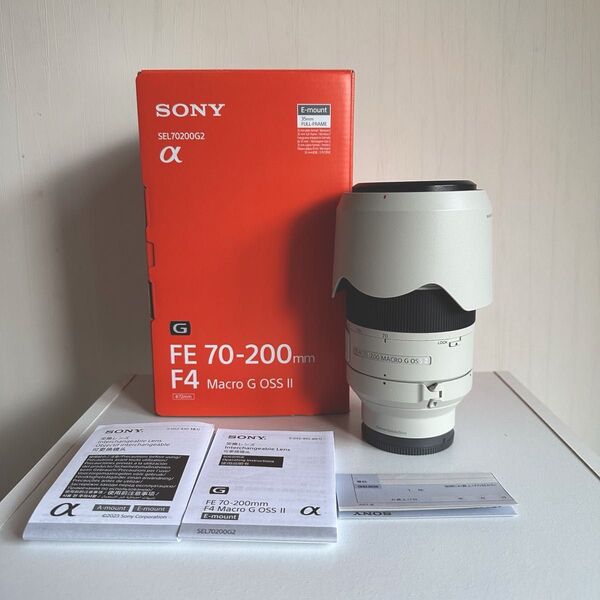 【ほぼ新品】SONY FE 70-20mm F4 Macro ソニーレンズ Eマウント OSS