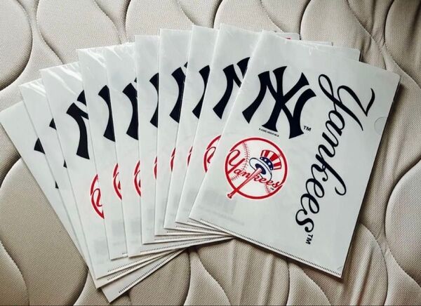 ヤンキース Yankees クリアファイル 10枚セット A4 新品 未開封
