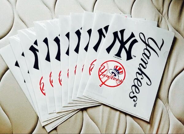 ヤンキース Yankees クリアファイル 10枚セット A4 新品 未開封