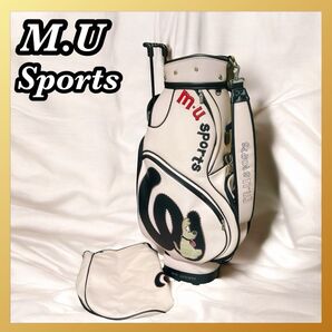MU SPORTS エムユースポーツ ゴルフ キャディバッグ 2輪キャスター