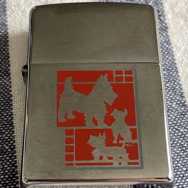 Zippo ジッポ 2015年製 スコティッシュテリア オイルライター 80周年記念モデル 新品未使用 ジッポー