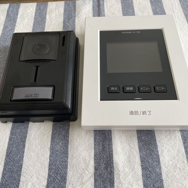 アイホン インターホン カメラ付き玄関子機 モニター付き親機 録画機能あり カメラレンズ調整可能 JS-1ME JS-DA
