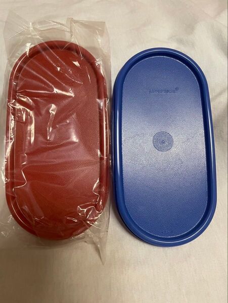 【新品】タッパーウェア MMシール 蓋 2枚セット 赤1 青1