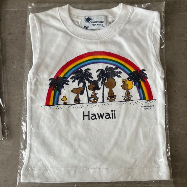 SURF'S UP PEANUTS Tシャツ ハワイ限定 スヌーピー 90 新品