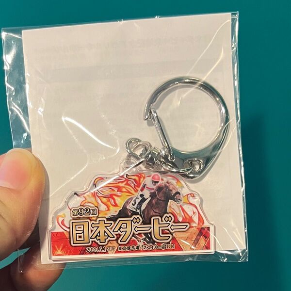 日本ダービー キーホルダー 新品未使用未開封 アクリルキーホルダー 競馬