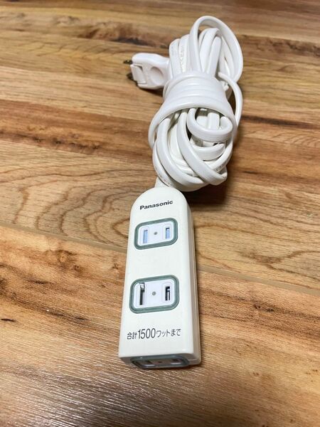 Panasonic パナソニック 5m テーブルタップ 3口コンセント 中古 シュミレーター電源供給用に使用のみ