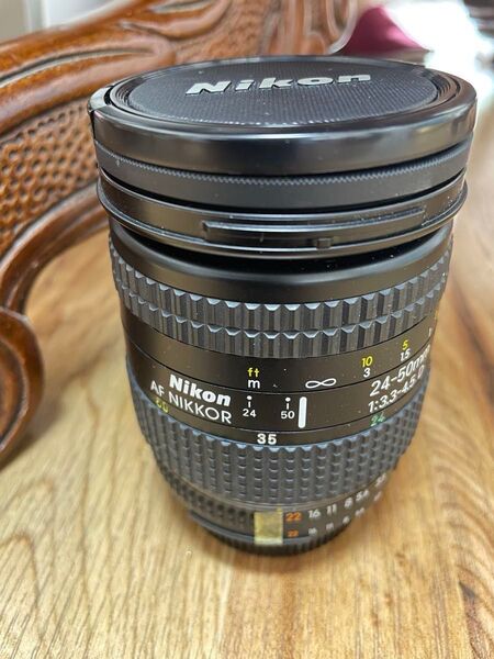 Nikon 高性能レンズ 取扱説明書付属 D800で使用しただけ AF Nikkor24-50mm 1:3.3-4.5D