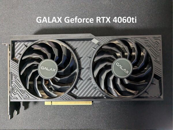GALAX GeForce RTX4060 ti 8GB 1-Click OC