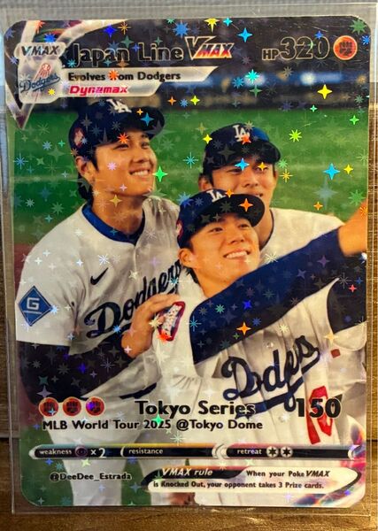 大谷翔平×山本由伸×佐々木朗希×ポケモンカード MLB東京シリーズ 観賞用 #2 (マグネットローダー付)