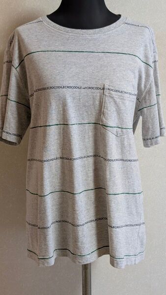 半袖 Tシャツ カットソーグレーCrocodile