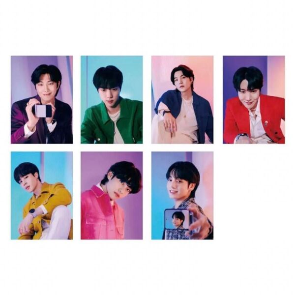 「Galaxy Z Flip4 × BTS」スペシャルポストカード(7種1セット)