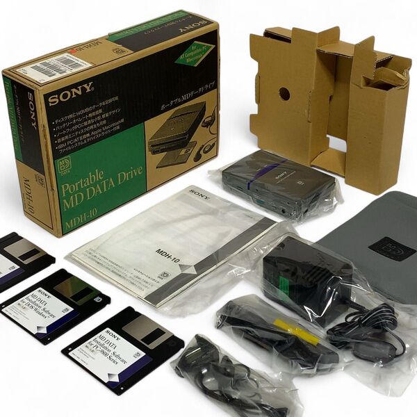 希少 SONY MDH-10 ポータブル データ ドライブ MDウォークマン SONY ソニー