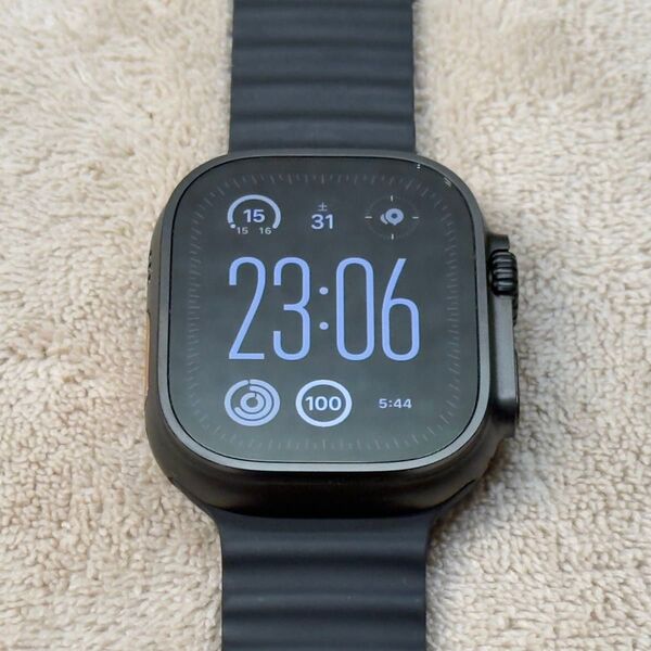 ☆最新 美品 ブラックチタニウム Apple Watch ultra2 Titanium 49mm アップルウォッチ 953