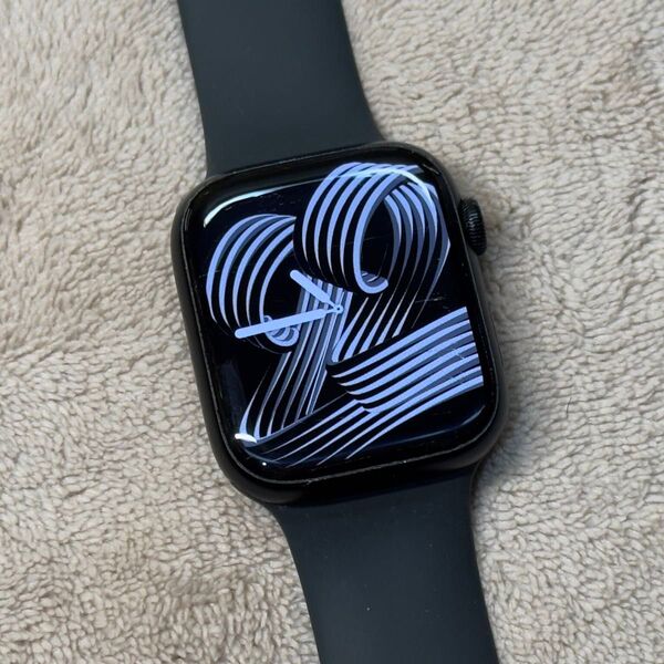 ☆バッテリー97 Apple Watch series8 45mm ミッドナイトアルミニウム アップルウォッチ シリーズ8 876