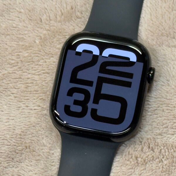 ☆即決 BT100% Series10 ジェットブラックアルミニウム Apple Watch 46mm シリーズ10 052