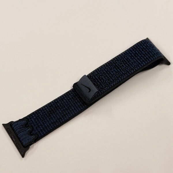 ☆美品 Apple watch ブラック ブルー Nike スポーツループ ナイキ スポーツバンド 42mm 41mm 113