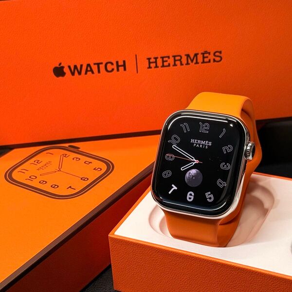 ☆美品 最新 Apple Watch series10 HERMES シルバーチタニウム 42mm エルメス 本体 177
