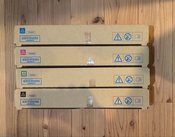 コニカミノルタ TN328 純正トナーカートリッジ 各色4本セット ブラック×1シアン×1マゼンタ×1イエロー×1