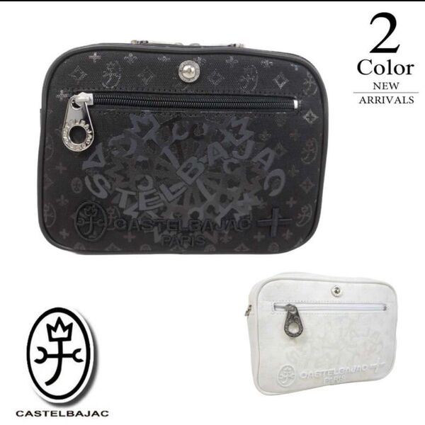 美品 カステルバジャック インサイト ショルダーバッグ黒