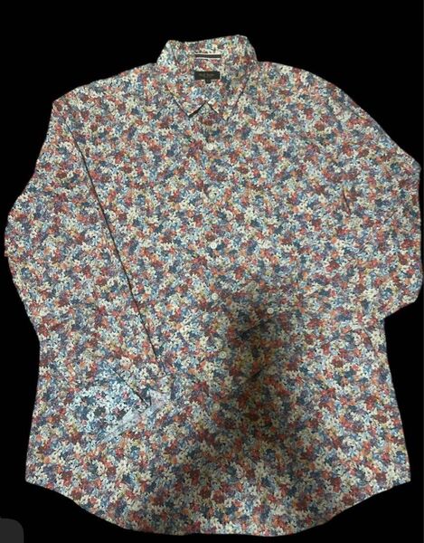 超人気デザイン ポールスミス花柄 総柄 長袖シャツ 柄シャツ XL(LL)美品 Paul Smith ポールスミスコレクション