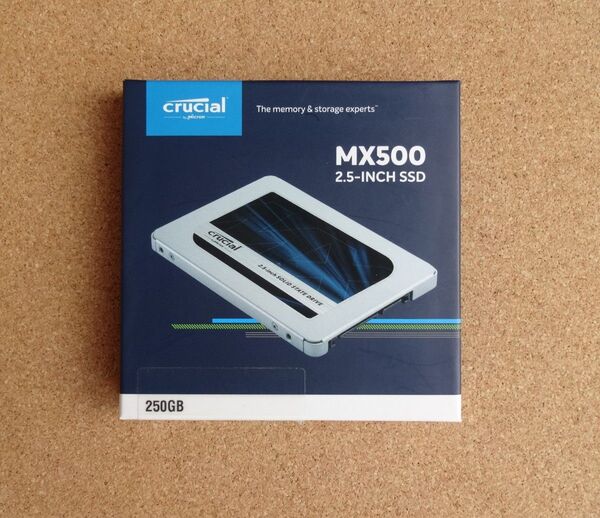 クルーシャル Crucial MX500 SSD 250GB CT250MX500SSD1JP