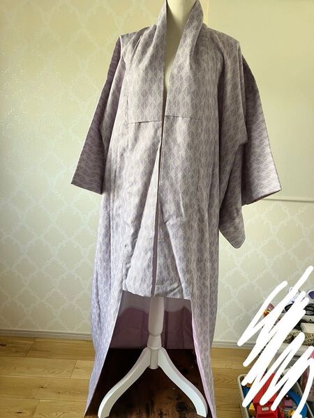 【未使用タグ無し】洗える着物M~Lサイズ相当