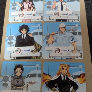 鬼滅の刃×ANA ステッカー6枚セット