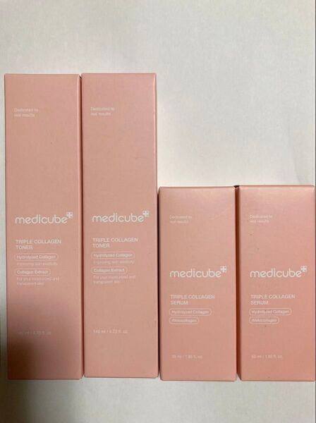 medicube メディキューブ もち肌コラーゲントナー コラーゲンセラム 化粧水 美容液 4点セット