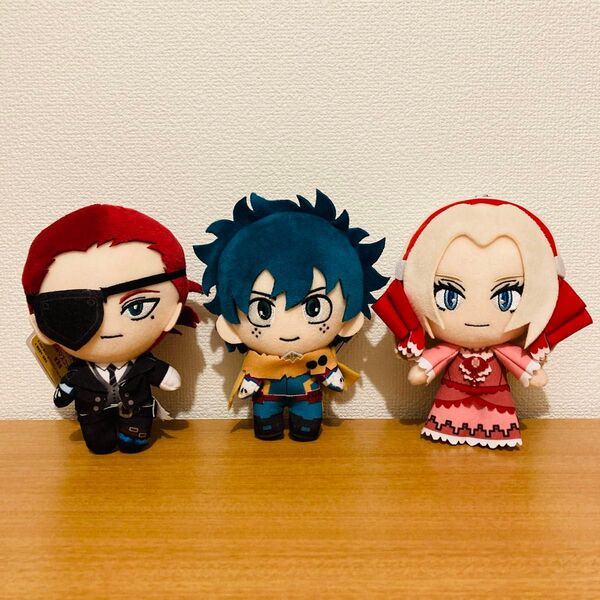 僕のヒーローアカデミア THE MOVIE ユアネクスト ぬいぐるみマスコット vol.1 全3種セット