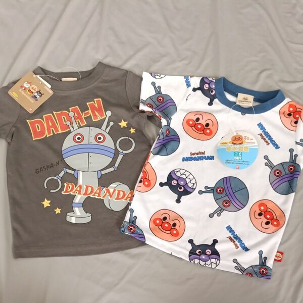 来たる夏! 90cm アンパンマン Tシャツ 半袖 男の子 総柄 Tシャツ セット