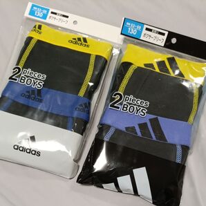 130cm adidas ボクサーブリーフ パンツ 下着 スポーツ 部活 新品 学校 小学校 中学生新品