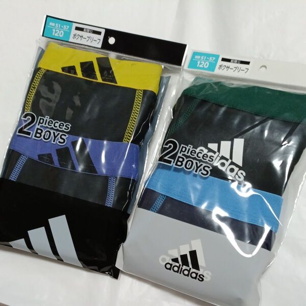 120cm adidas ボクサーブリーフ パンツ 下着 スポーツ 部活 新品 学校 小学校 中学生新品