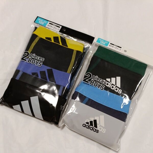 74 120cm adidas ボクサーブリーフ パンツ 下着 スポーツ 部活 新品 学校 小学校 中学生新品