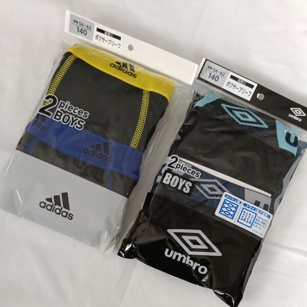 A2 140cm adidas アンブロ ボクサーブリーフ パンツ 下着 スポーツ 部活 新品 学校 小学校 中学生新品 グンゼ