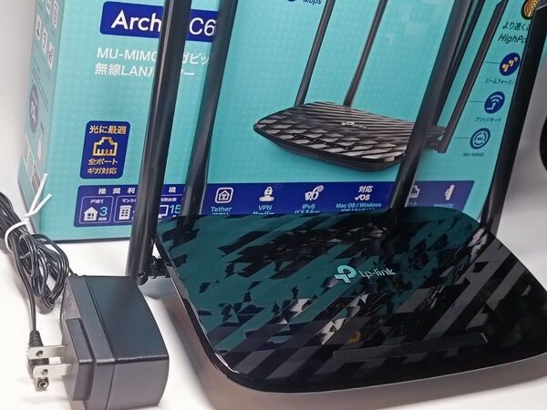 TP-Link AC1200 MU-MIMO ギガビット 無線LANルーター Archer C6 V2.0