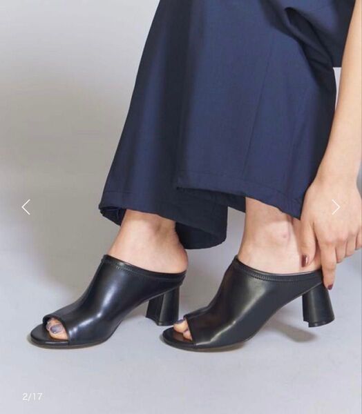 BEAUTY&YOUTH UNITED ARROWSソフト センターライン オープントゥ サンダル¥14,630
