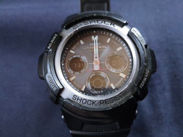 CASIO G-SHOCK AWG-101 タフソーラー 電波時計